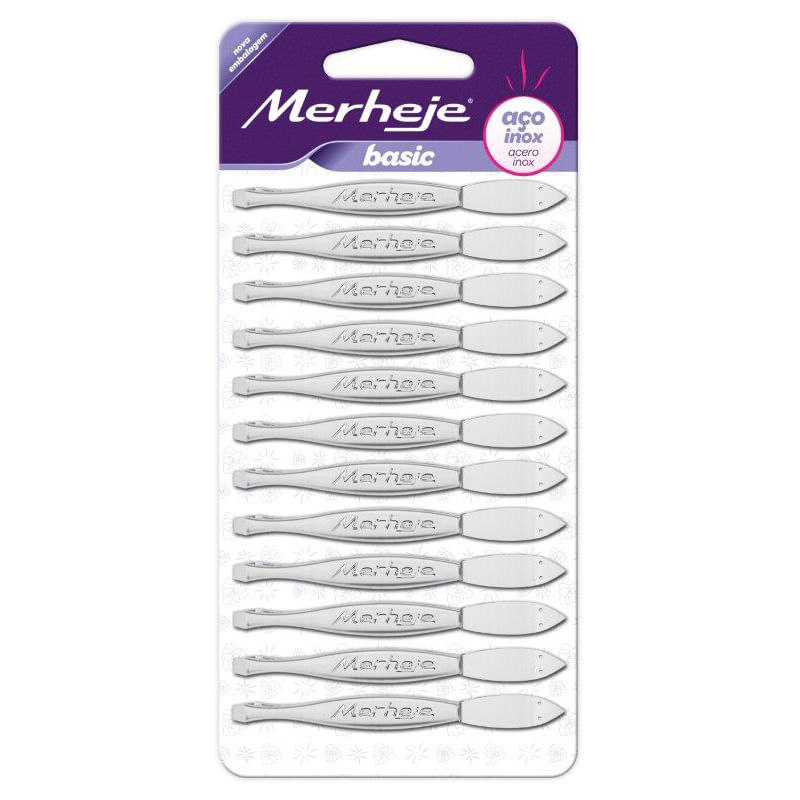 MERHEJE-PINZA-DEPILATORIA-BASIC--ACERO-INOX--12-UNIDADES