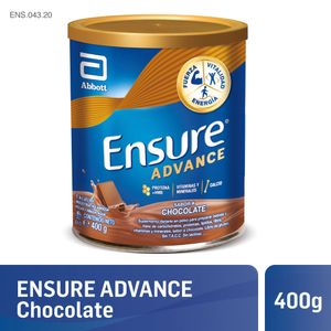 Suplemento nutricional advance chocolate lata 400 gr