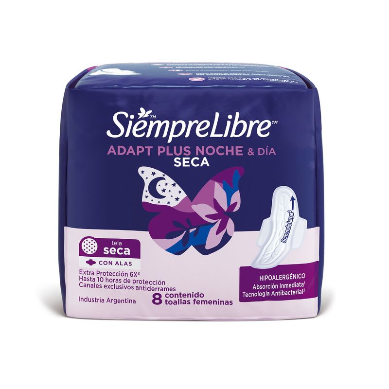SIEMPRE-LIBRE-TOALLAS-FEM-SECAS-ADAPT-PLUS-NOCHE-DIA-8-UNID