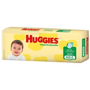 Pañales triple protección talle g (8 unidades)