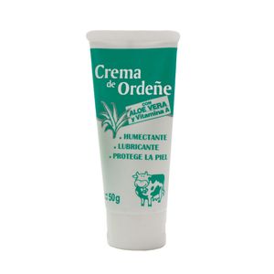 Crema de ordeñe con aloe vera y vitamina a pomo 50 gr