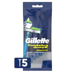 Máquina de afeitar aceites botánicos prestobarba ultragrip2 plus (5 unid)