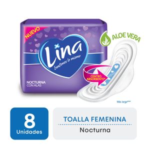 Toalla nocturna con alas (8 unidades)