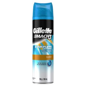 Gel de afeitar mach3 complete defense 198 gr