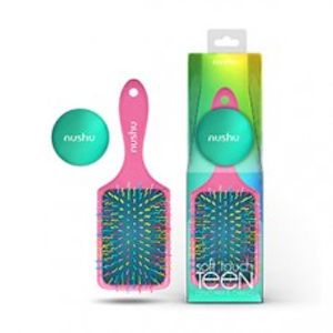 Set teen cepillo neumatico + espejo (color rosa)