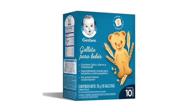 Galleta bebe 70 gr (10 galletas)