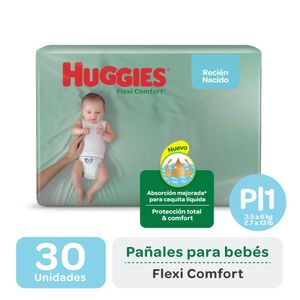 Pañales flexi comfort talle p (30 unidades)