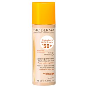 Photoderm nude touch spf 50+ toque ultra seco tinta dorada 40ml