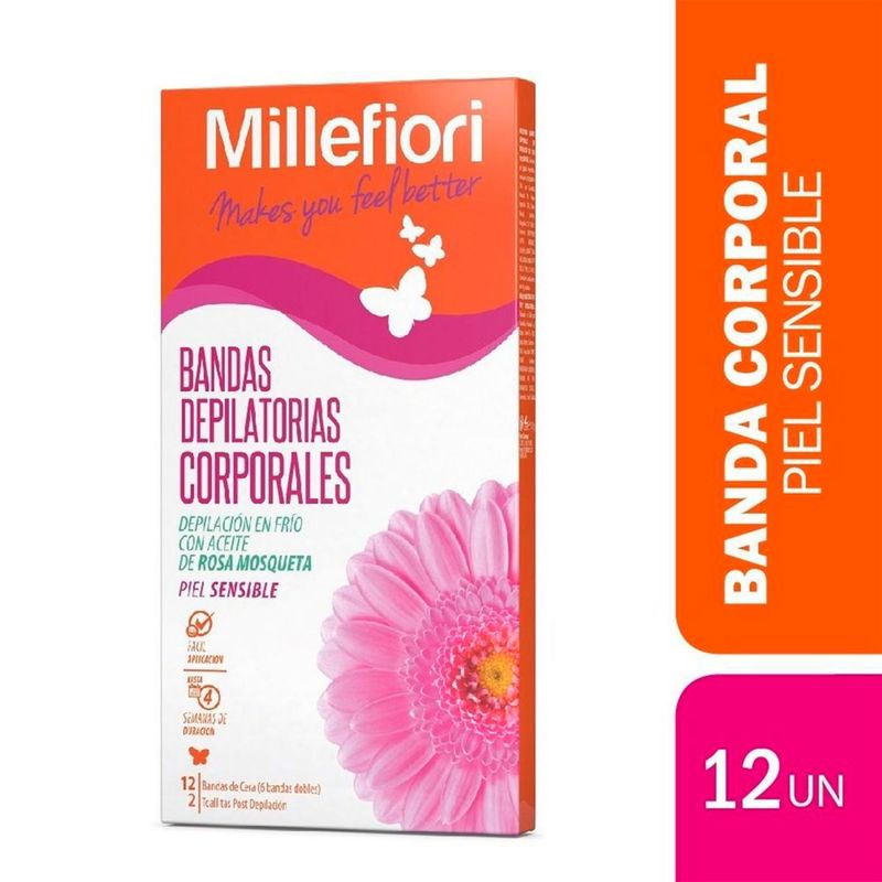 MILLEFIORI-BANDA-DEPILATORIA-CORPORAL-PIEL-SENSIBLE-12-UNID