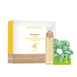Box mini spa momentos vainilla (bruma + scrunchi + separador)
