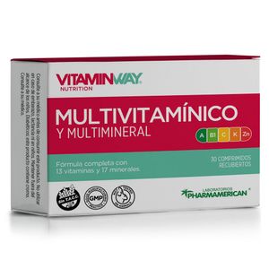 Suplemento dietario multivitaminico estuche (30 comprimidos)