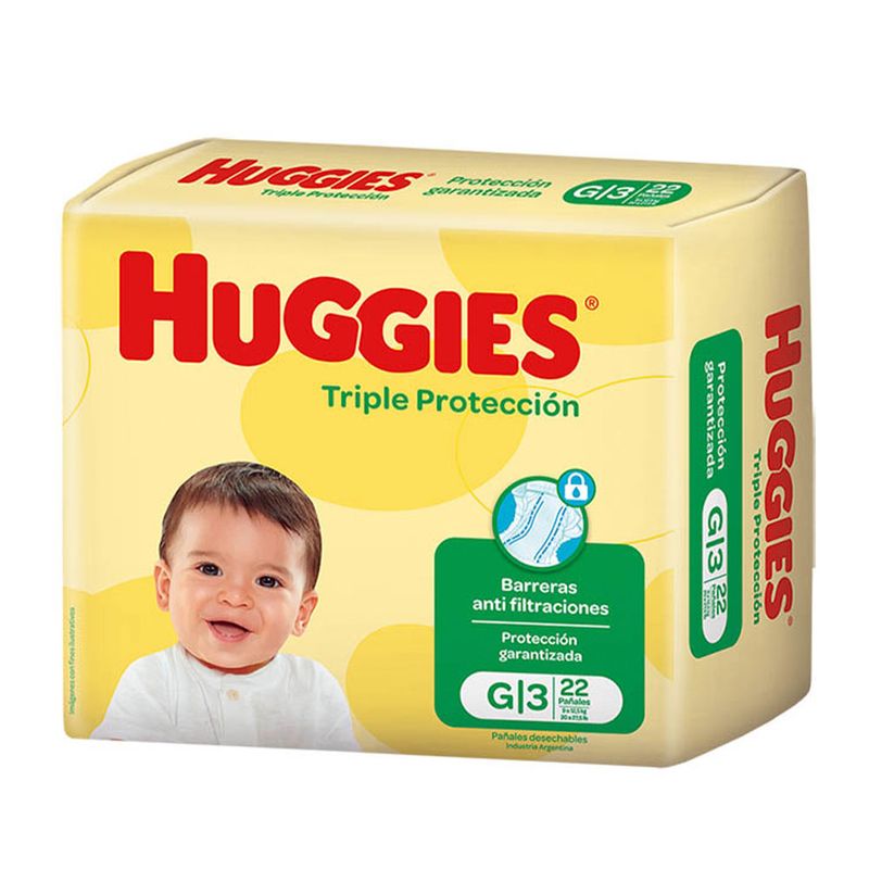 HUGGIES-PAÑALES-TRIPLE-PROTEC-CLASSIC-TALLE-G-22-UNIDADES