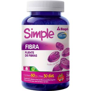Suplemento dietario fibra (60 pastilla de goma)