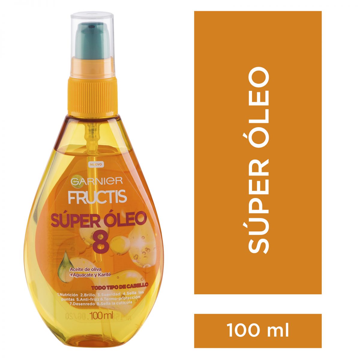 Aceite Capilar Fructis Oil Repair Super Oleo 8 100ml