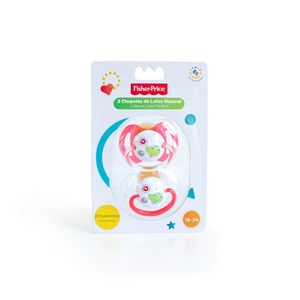 Toys chupete de latex con tetina para ortodoncia 18-24 meses (2 unidades)