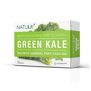 Suplemento dietario green kale natuliv (30 comprimidos)