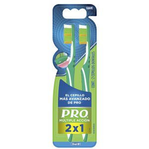Cepillo dental multiple acci�n (2 por 1)