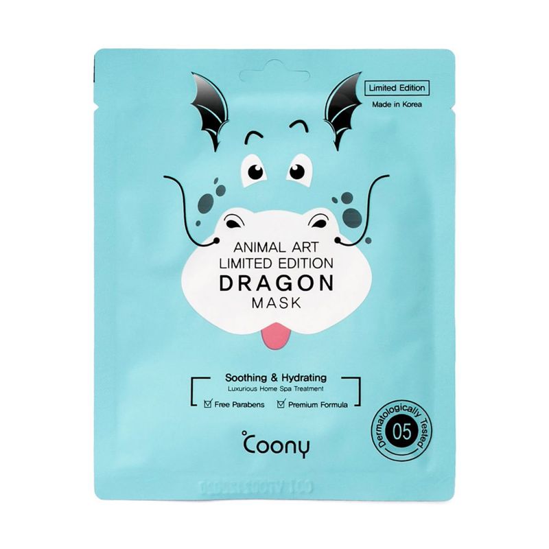 COONY-FACIAL-MASK-ANIMAL-ART-DRAGON--SOOTHING-