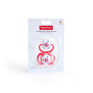 Chupete de latex con tetina para ortodoncia 18-24 meses (2 unidades)
