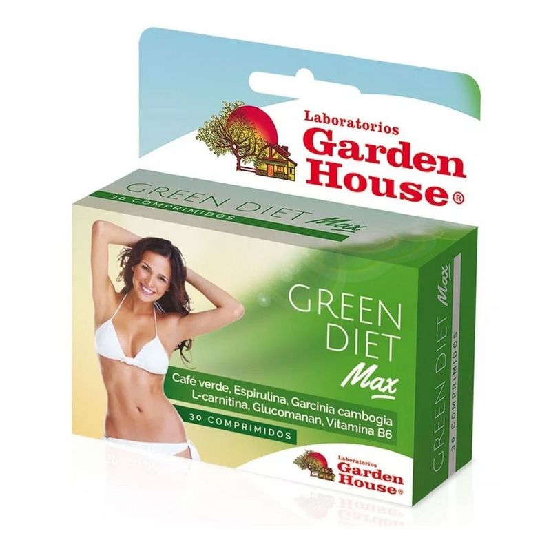 GARDEN-HOUSE-GREEN-DIET-MAX-POR-30-COMPRIMIDOS