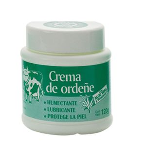 Crema de ordeñe con aloe vera y vitamina a pote 120 gr