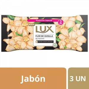Jabon pastilla flor de vainilla 125 gr (3 unidades)