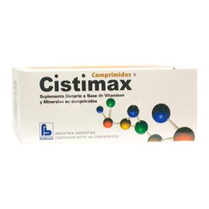 Suplemento dietario cistimax por 60 comprimidos