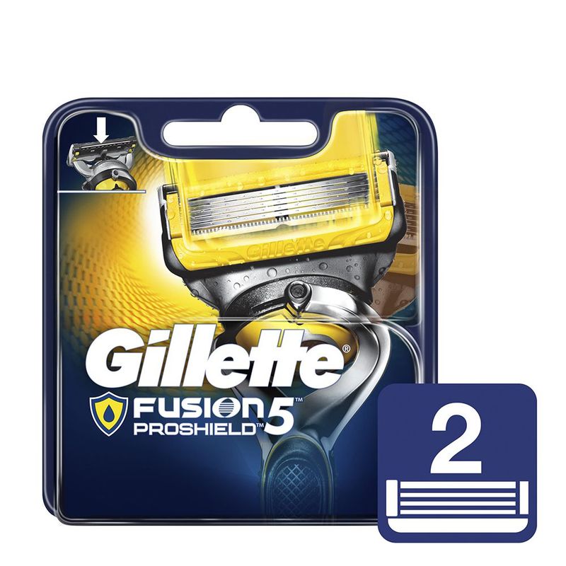 GILLETTE-CARTUCHOS-FUSION-PROSHIELD-2-UNIDADES