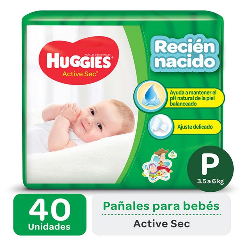 HUGGIES-PAÑALES-DESC-ACTIVE-SEC-TALLE-P-40-UNIDADES