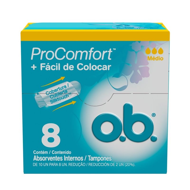 O.B-TAMPONES-PROCOMFORT-MEDIO--8-UNIDADES-
