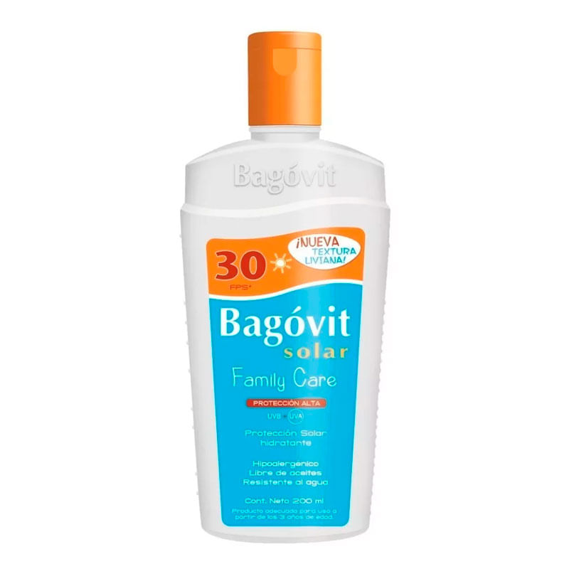 BAGOVIT-PROTECTOR-SOLAR-FAMILY-CARE-FPS-30-200-ML