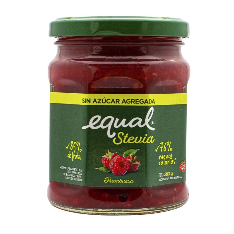 EQUAL-MERMELADA-STEVIA-FRAMBUESA-280-GR