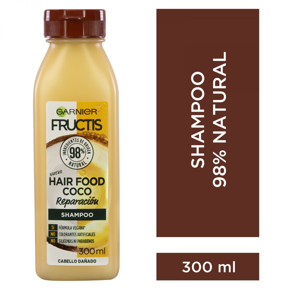 Shampoo reparación hair food coco 300 ml