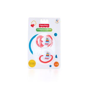 Toys chupete de silicona 6-18m (2 unidades)