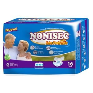 PAÑALES DESC. PARA ADULTOS ANATÓMICOS EXTRA PROTECCIÓN C/BARRERAS MEGAPACK