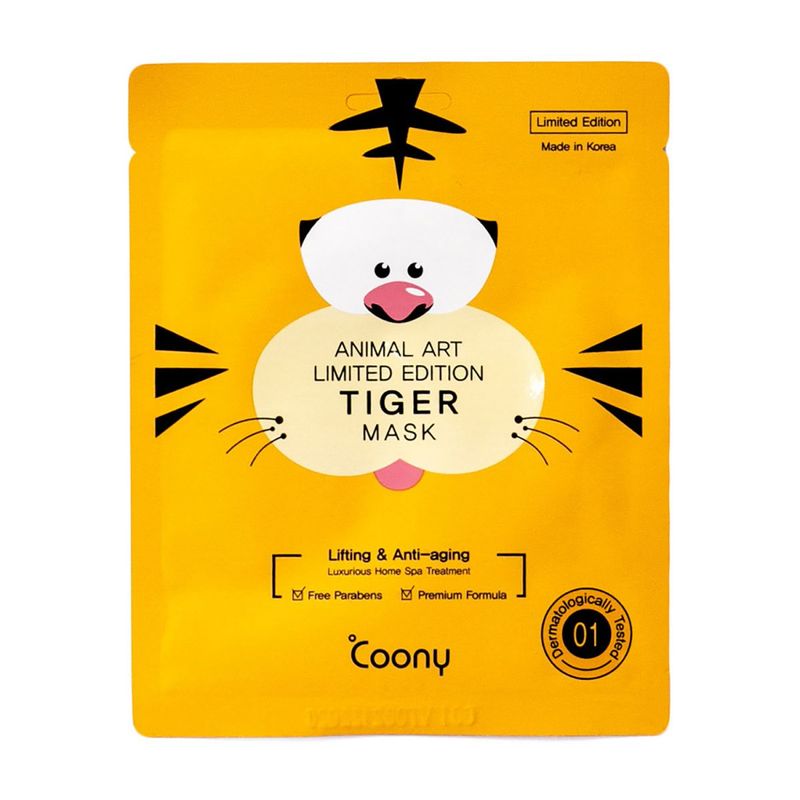 COONY-FACIAL-MASK-ANIMAL-ART-TIGER--ANTI-AGE-