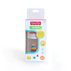 Toys mamadera con tetina de silicona por 150ml de tapa blanca