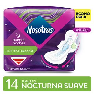 Toalla buenas noches tela algodón (14 unidades)
