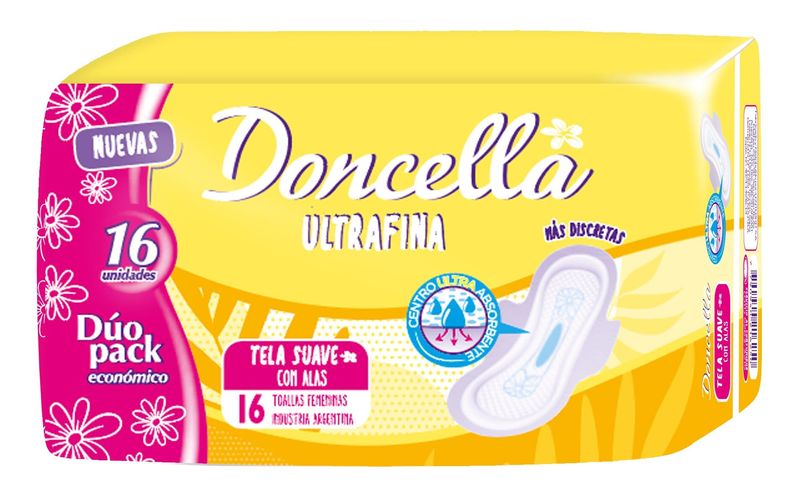 DONCELLA-TOALLAS-ULTRAFINAS-POCKET-TELA-SUAVE-16-UNIDADES