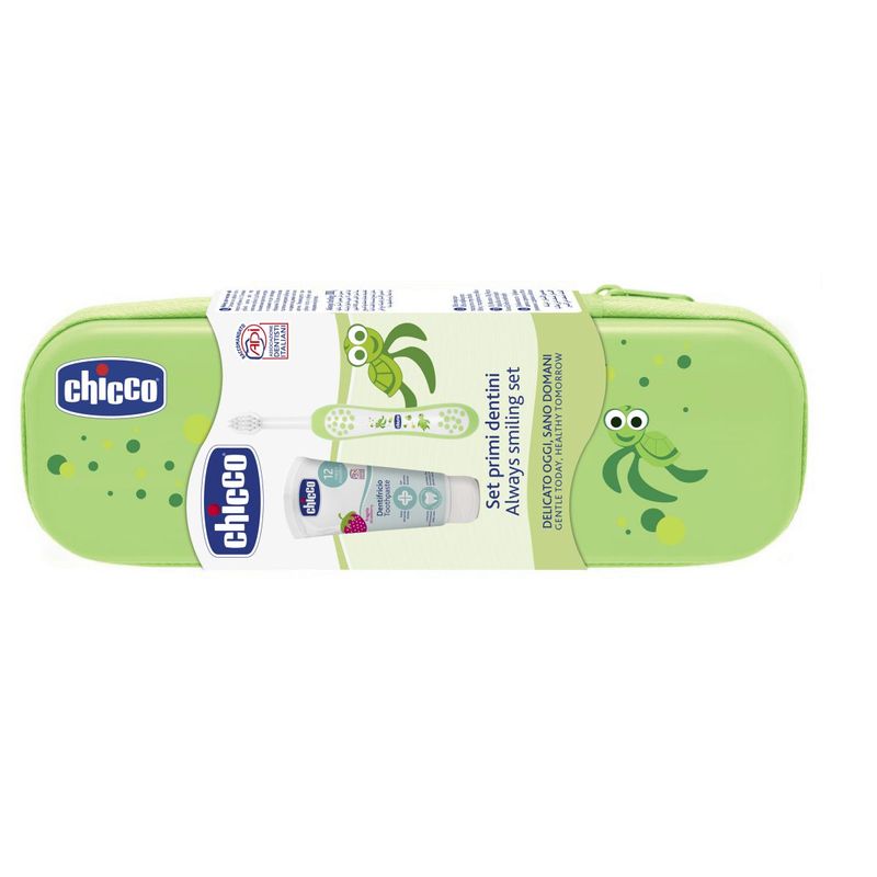 CHICCO-SET-DE-HIGIENE-BUCAL-VERDE---12-MESES