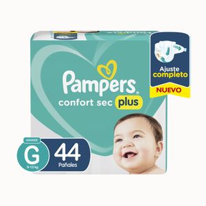 Pañales confort sec extra plus talle g (44 unidades)