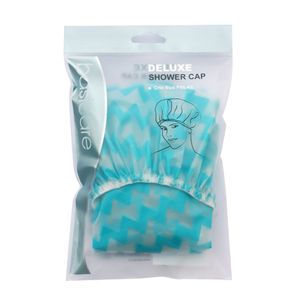 Cofia de baño eva (ondas azules)