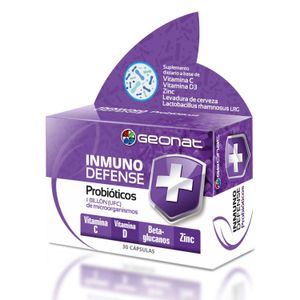 Suplemento dietario inmuno defense probiótico por 30 capsulas