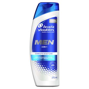 Shampoo 3 en 1 para hombres 375 ml