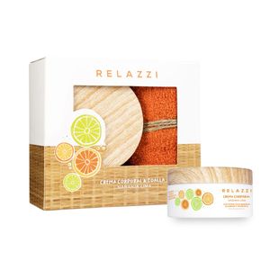 Box plenitud naranja (crema corporal + toalla)