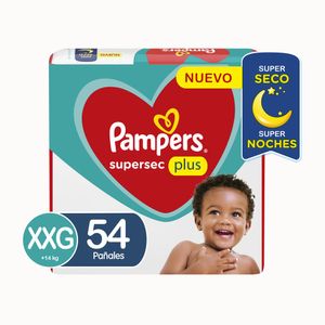 Pañales supersec extra plus talle xxg (54 unidades)