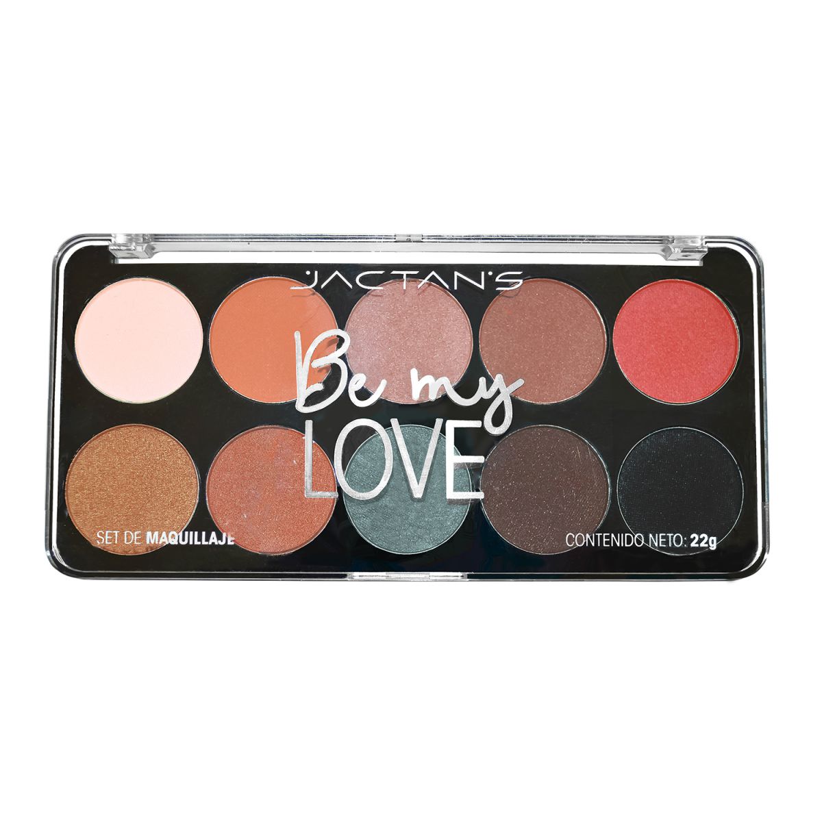 PALETA MAQUILLAJE BE MY LOVE (COLORES CALIDOS)