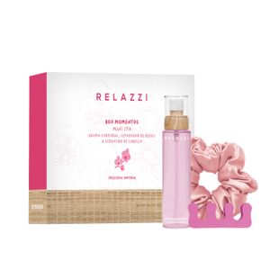 Box mini spa momentos orquidea (bruma + scrunchi + separador)