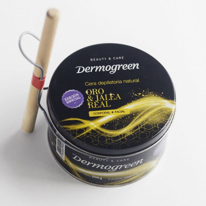 DERMOGREEN-CERA-DEPILATORIA-CON-ORO-Y-JALEA-REAL-200-ML