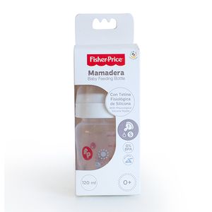Mamadera con tetina de silicona 120ml